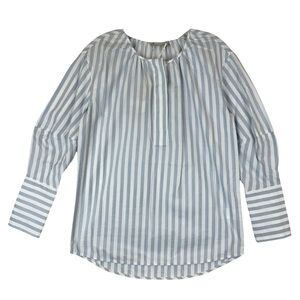 Everlane Striped Cotton Poplin Blouse – Size 2 (NWT)